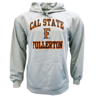 Badger Cal State Fullerton Performance Hoodie - Silver